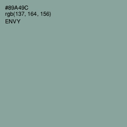 #89A49C - Envy Color Image