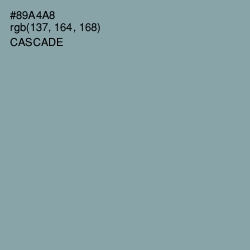 #89A4A8 - Cascade Color Image