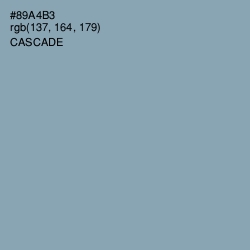 #89A4B3 - Cascade Color Image