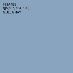 #89A4BE - Gull Gray Color Image