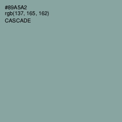 #89A5A2 - Cascade Color Image