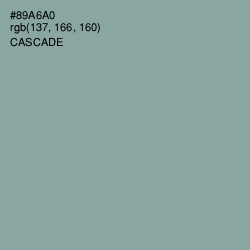 #89A6A0 - Cascade Color Image