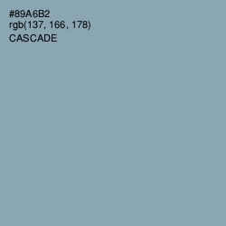 #89A6B2 - Cascade Color Image
