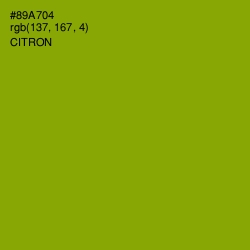 #89A704 - Citron Color Image