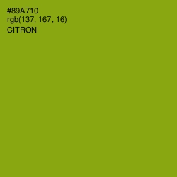 #89A710 - Citron Color Image