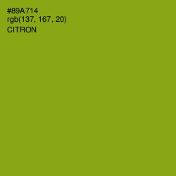 #89A714 - Citron Color Image