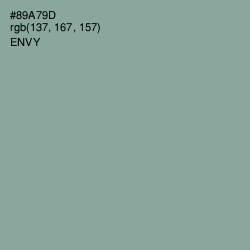 #89A79D - Envy Color Image