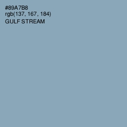 #89A7B8 - Gulf Stream Color Image