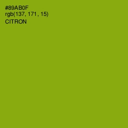 #89AB0F - Citron Color Image