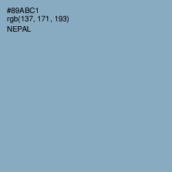 #89ABC1 - Nepal Color Image