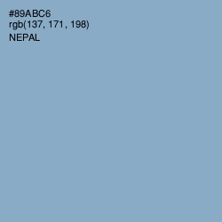 #89ABC6 - Nepal Color Image