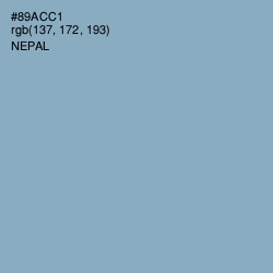 #89ACC1 - Nepal Color Image