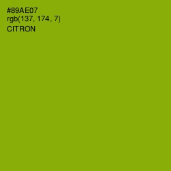 #89AE07 - Citron Color Image