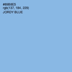 #89B8E5 - Jordy Blue Color Image