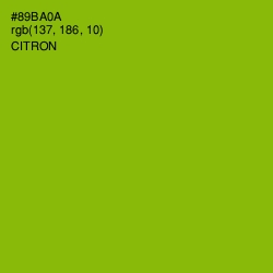 #89BA0A - Citron Color Image