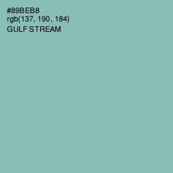 #89BEB8 - Gulf Stream Color Image