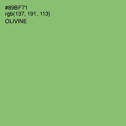 #89BF71 - Olivine Color Image