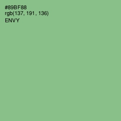 #89BF88 - Envy Color Image