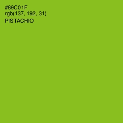 #89C01F - Pistachio Color Image