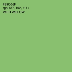 #89C06F - Wild Willow Color Image