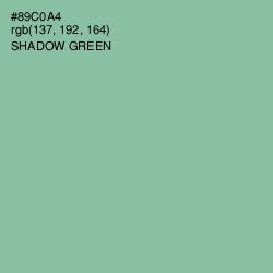 #89C0A4 - Shadow Green Color Image