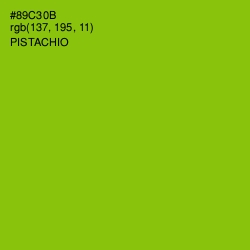 #89C30B - Pistachio Color Image