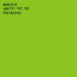 #89C51E - Pistachio Color Image