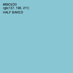 #89C6D3 - Half Baked Color Image