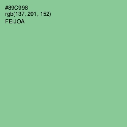 #89C998 - Feijoa Color Image