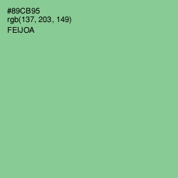 #89CB95 - Feijoa Color Image