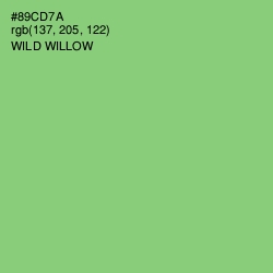 #89CD7A - Wild Willow Color Image