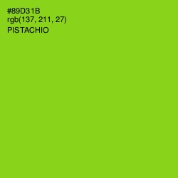 #89D31B - Pistachio Color Image