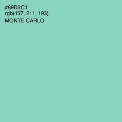 #89D3C1 - Monte Carlo Color Image