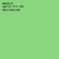 #89D67E - Wild Willow Color Image