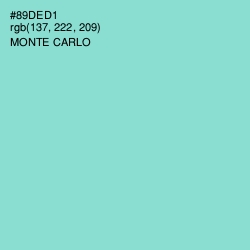 #89DED1 - Monte Carlo Color Image