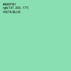 #89DFB1 - Vista Blue Color Image