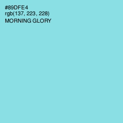 #89DFE4 - Morning Glory Color Image