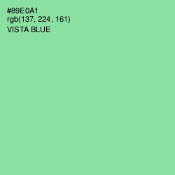 #89E0A1 - Vista Blue Color Image