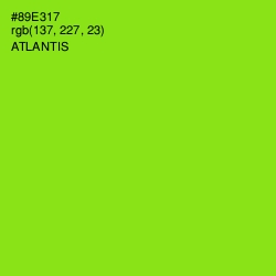 #89E317 - Atlantis Color Image