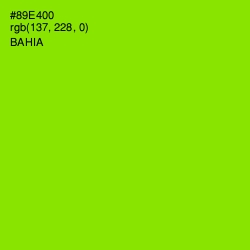 #89E400 - Bahia Color Image