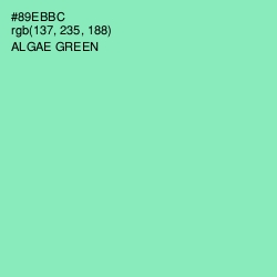 #89EBBC - Algae Green Color Image