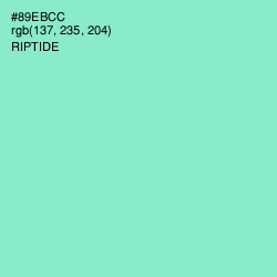 #89EBCC - Riptide Color Image