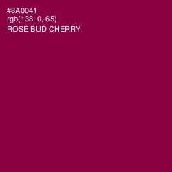 #8A0041 - Rose Bud Cherry Color Image