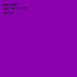 #8A00AF - Violet Eggplant Color Image