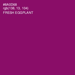#8A0D68 - Fresh Eggplant Color Image