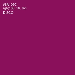 #8A105C - Disco Color Image