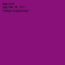 #8A1079 - Fresh Eggplant Color Image