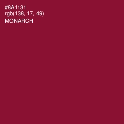 #8A1131 - Monarch Color Image