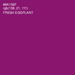 #8A156F - Fresh Eggplant Color Image