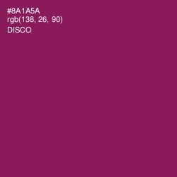#8A1A5A - Disco Color Image